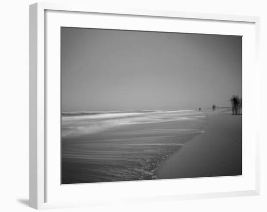 Golden Beach Landscape-Jan Lakey-Framed Photographic Print