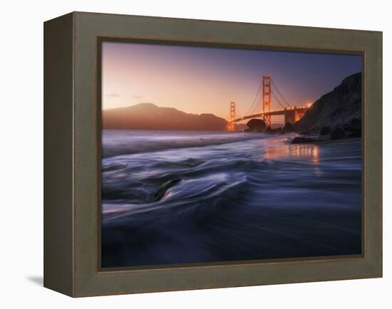 Golden beach-Juan Pablo de-Framed Premier Image Canvas