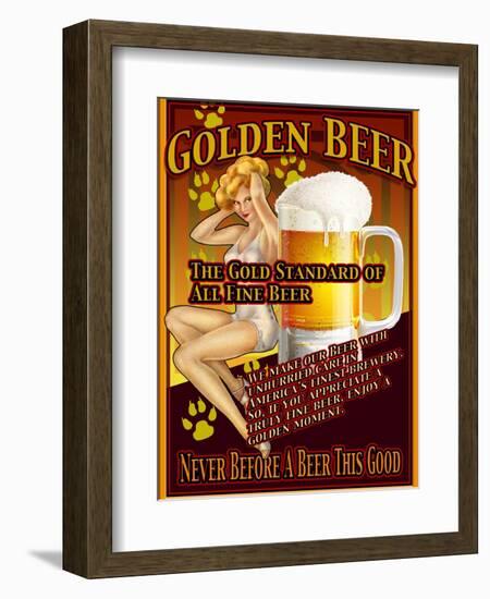 Golden Beer-Nomi Saki-Framed Giclee Print