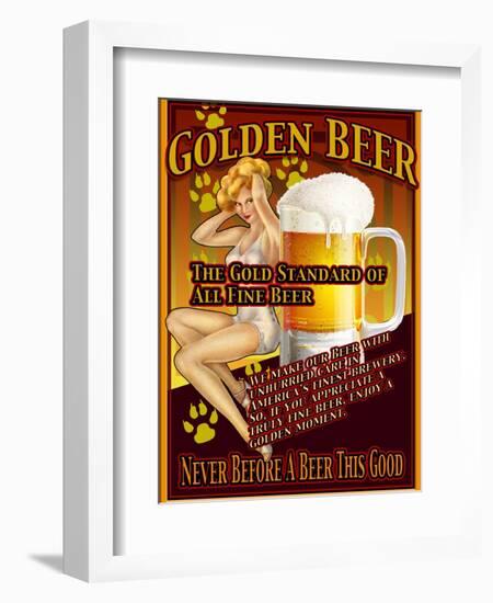 Golden Beer-Nomi Saki-Framed Giclee Print