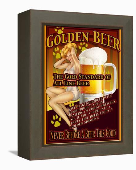 Golden Beer-Nomi Saki-Framed Premier Image Canvas