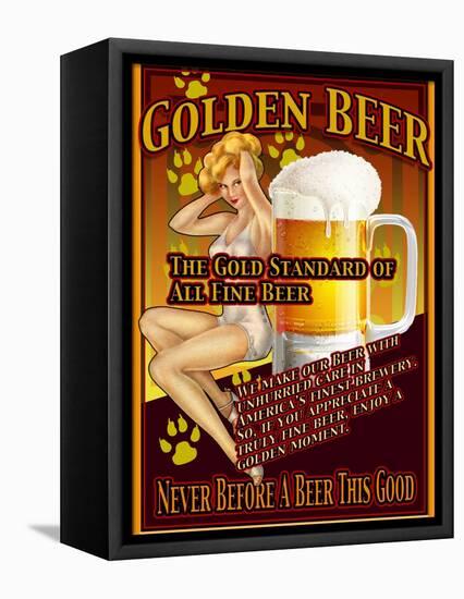 Golden Beer-Nomi Saki-Framed Premier Image Canvas