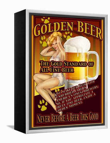 Golden Beer-Nomi Saki-Framed Premier Image Canvas