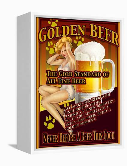 Golden Beer-Nomi Saki-Framed Premier Image Canvas