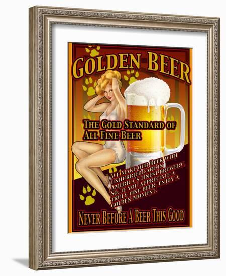 Golden Beer-Nomi Saki-Framed Giclee Print