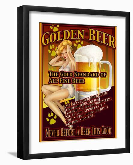 Golden Beer-Nomi Saki-Framed Giclee Print