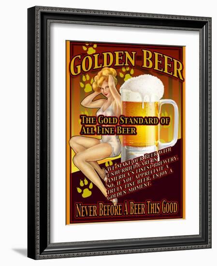 Golden Beer-Nomi Saki-Framed Giclee Print