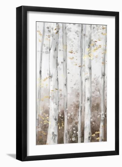 Golden Birch Forest I-Luna Mavis-Framed Art Print