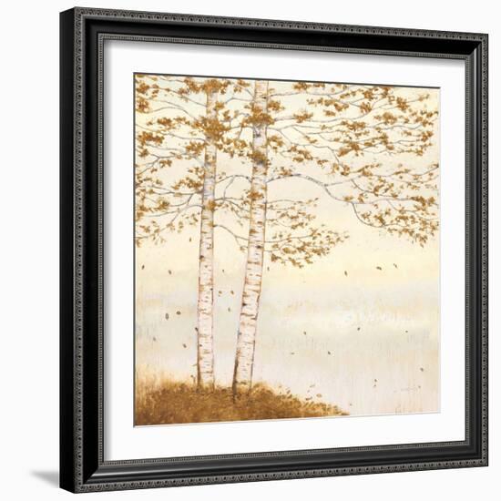 Golden Birch I Off White-James Wiens-Framed Art Print