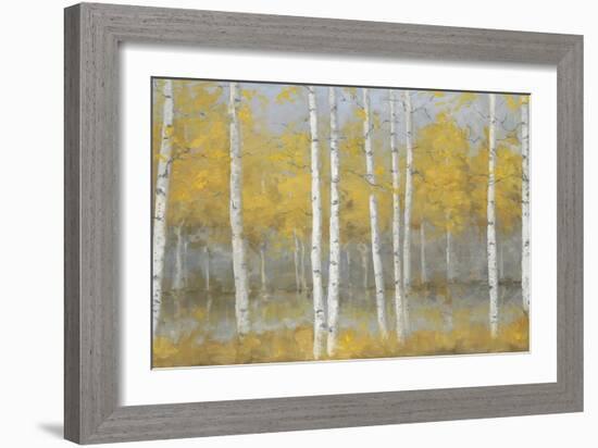 Golden Birch Panel-Jill Schultz McGannon-Framed Art Print