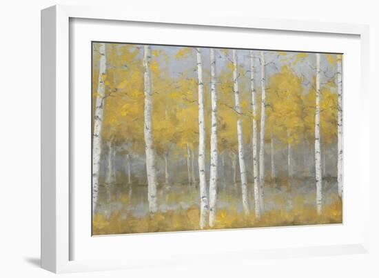 Golden Birch Panel-Jill Schultz McGannon-Framed Art Print