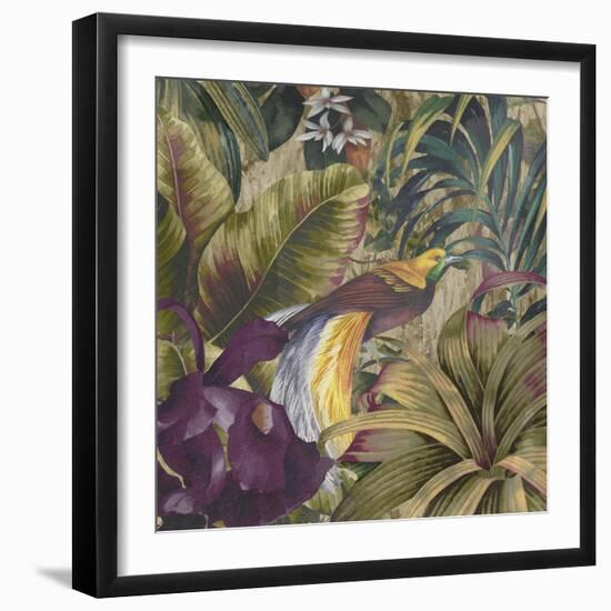 Golden Bird of Paradise-Bill Jackson-Framed Giclee Print