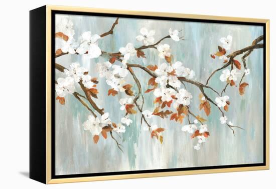 Golden Blooms I-Asia Jensen-Framed Stretched Canvas
