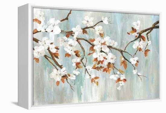 Golden Blooms I-Asia Jensen-Framed Stretched Canvas