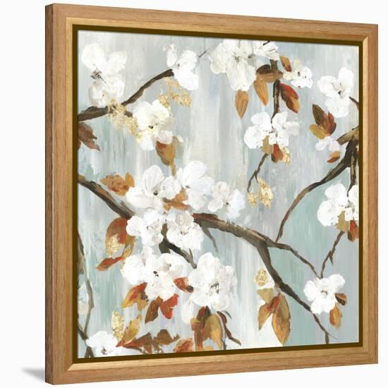 Golden Blooms II-Asia Jensen-Framed Stretched Canvas