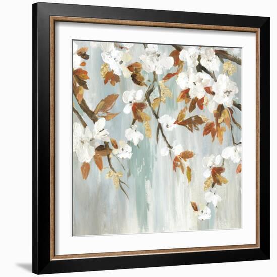 Golden Blooms III-Asia Jensen-Framed Art Print