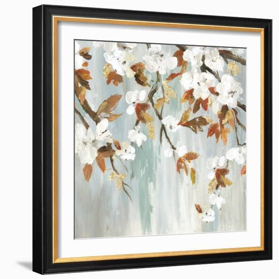 Golden Blooms III-Asia Jensen-Framed Art Print