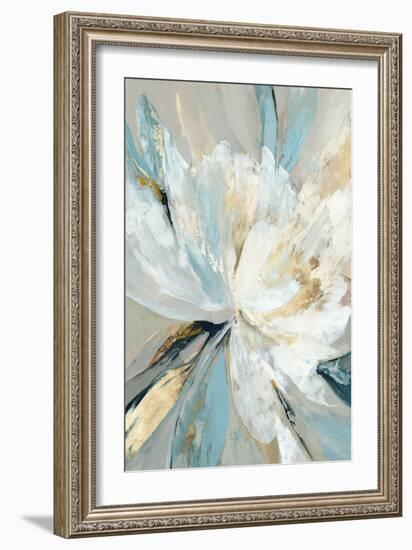 Golden Blue Floral I-Asia Jensen-Framed Art Print