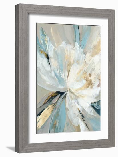 Golden Blue Floral I-Asia Jensen-Framed Art Print