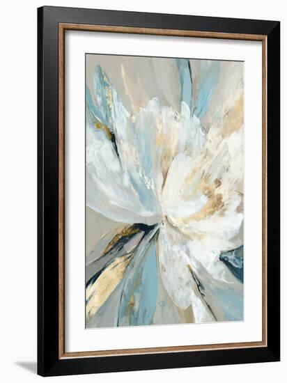 Golden Blue Floral I-Asia Jensen-Framed Art Print