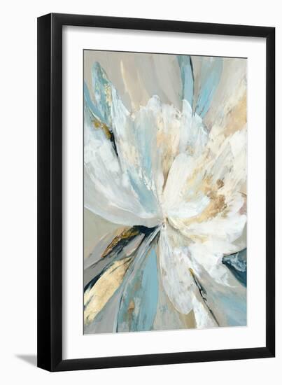 Golden Blue Floral I-Asia Jensen-Framed Art Print