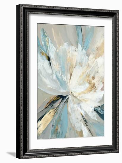 Golden Blue Floral I-Asia Jensen-Framed Art Print