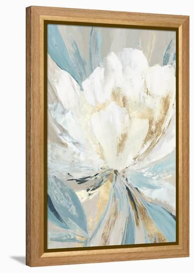 Golden Blue Floral II-Asia Jensen-Framed Stretched Canvas