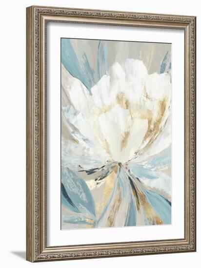 Golden Blue Floral II-Asia Jensen-Framed Art Print