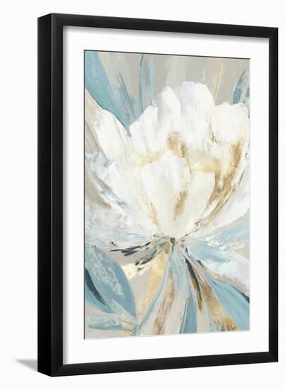 Golden Blue Floral II-Asia Jensen-Framed Art Print