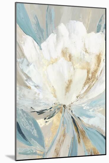 Golden Blue Floral II-Asia Jensen-Mounted Art Print