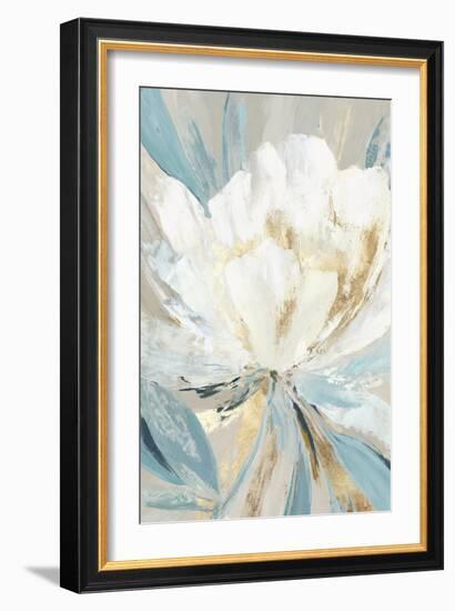 Golden Blue Floral II-Asia Jensen-Framed Art Print