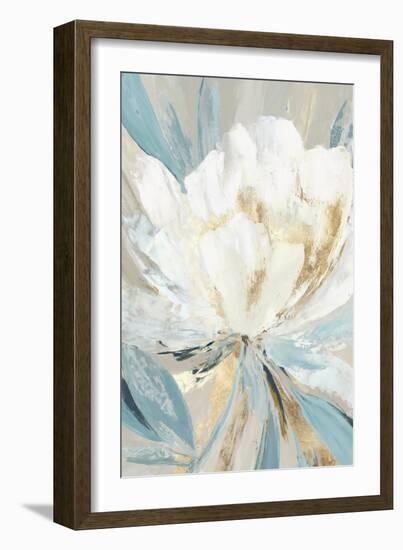 Golden Blue Floral II-Asia Jensen-Framed Premium Giclee Print