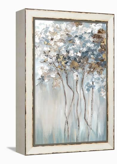 Golden Blue Forest-Luna Mavis-Framed Stretched Canvas