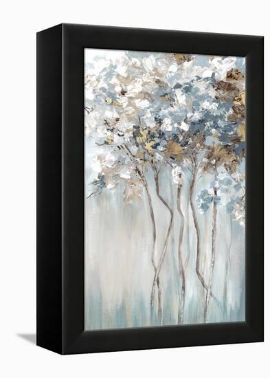 Golden Blue Forest-Luna Mavis-Framed Stretched Canvas