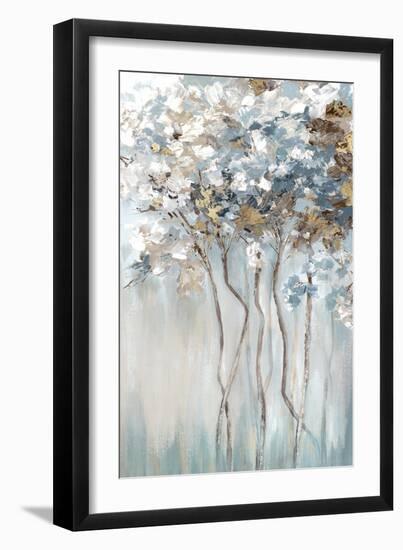 Golden Blue Forest-Luna Mavis-Framed Art Print