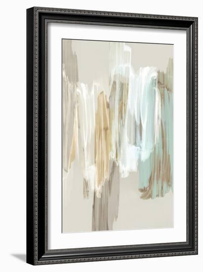 Golden Blue Horizon I-Emma Peal-Framed Art Print