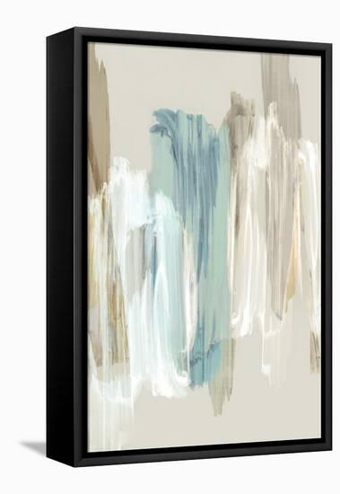 Golden Blue Horizon II-Emma Peal-Framed Stretched Canvas