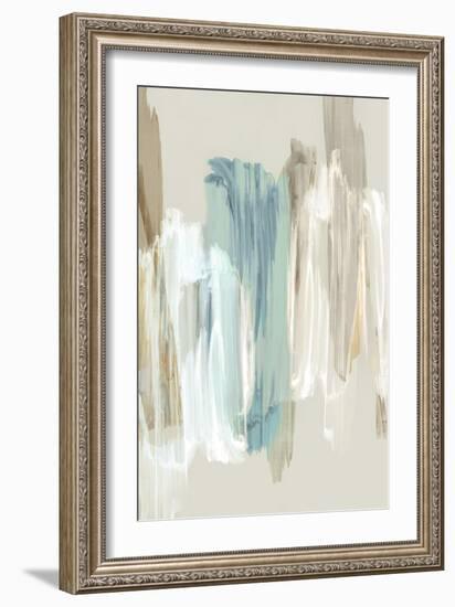 Golden Blue Horizon II-Emma Peal-Framed Art Print