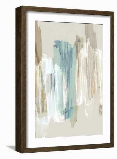 Golden Blue Horizon II-Emma Peal-Framed Art Print