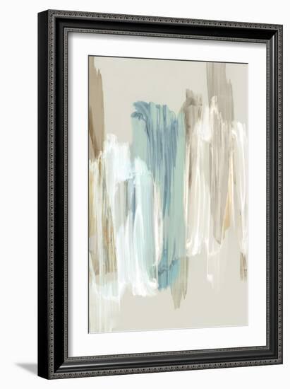 Golden Blue Horizon II-Emma Peal-Framed Art Print