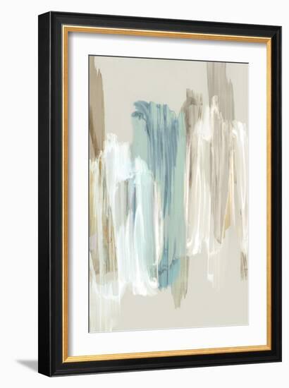 Golden Blue Horizon II-Emma Peal-Framed Art Print