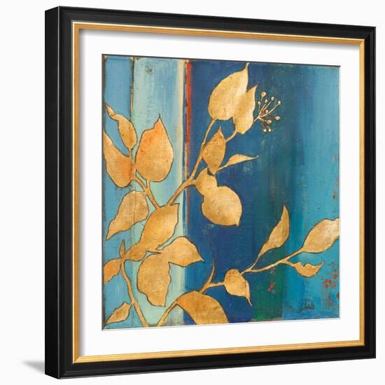 Golden Blue I-Patricia Pinto-Framed Art Print