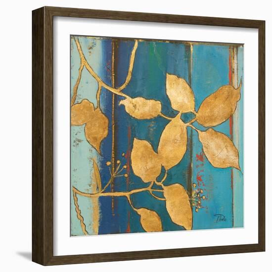 Golden Blue II-Patricia Pinto-Framed Art Print