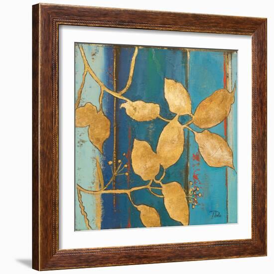 Golden Blue II-Patricia Pinto-Framed Art Print