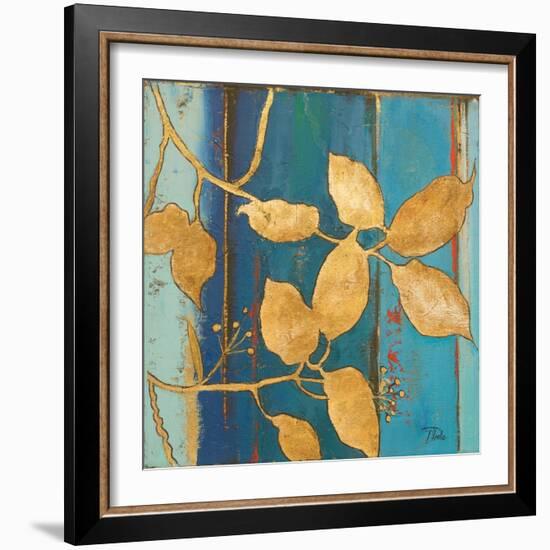 Golden Blue II-Patricia Pinto-Framed Art Print