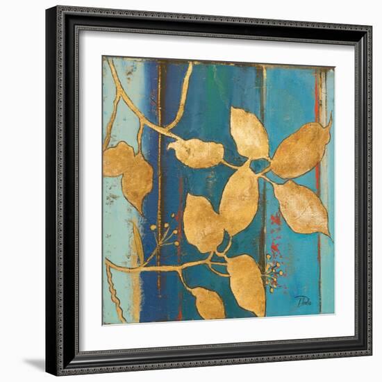 Golden Blue II-Patricia Pinto-Framed Art Print