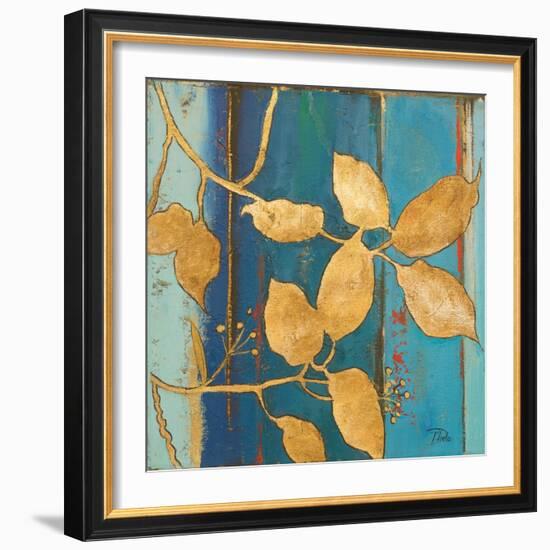 Golden Blue II-Patricia Pinto-Framed Art Print