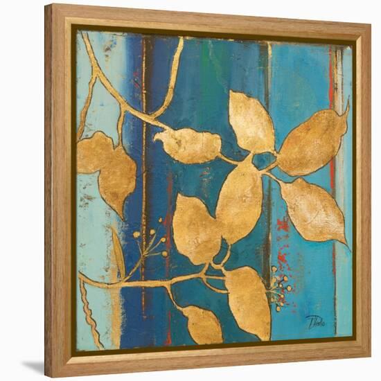 Golden Blue II-Patricia Pinto-Framed Stretched Canvas