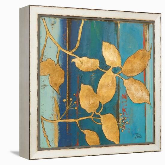 Golden Blue II-Patricia Pinto-Framed Stretched Canvas