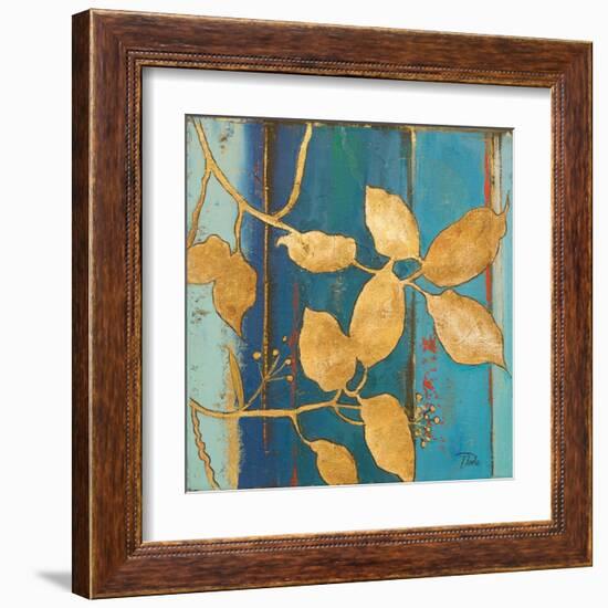 Golden Blue II-Patricia Pinto-Framed Art Print